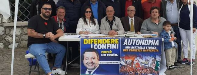 Gazebo Lega “IostoconSalvini”,buona la prima a Benevento e Ceppaloni