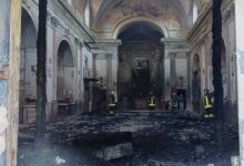 Incendio chiesa di San Ciriaco,la solidarietà del comune di San Giorgio del Sannio