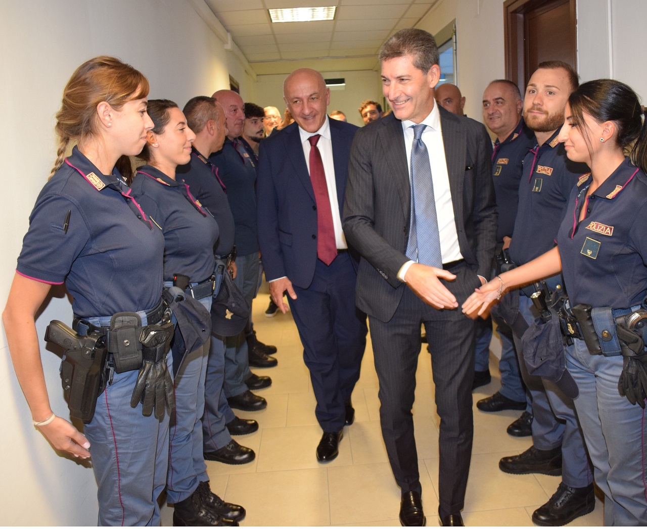 Il capo della Polizia Pisani in visita alla Questura di Avellino