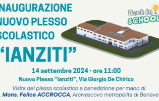 Sabato s’inaugura la scuola “Ianziti”, l’Amministrazione Agostinelli centra un traguardo storico per San Bartolomeo in Galdo   