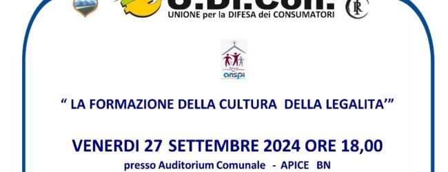 Ad Apice il ciclo di seminari sulla cultura della legalità: primo appuntamento con le truffe agli anziani e non solo