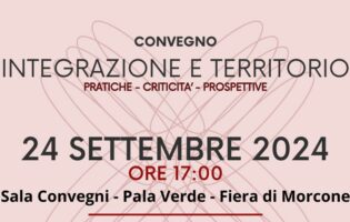 “Integrazione e Territorio”: martedì 24 settembre il convegno a Morcone