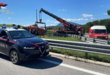 Avellino| Autobetoniera carica di cemento perde la cisterna sulla statale 7 Appia, intervengono vigili del fuoco e Anas