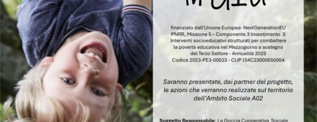 “A testa in giù”, a Mercogliano la presentazione del nuovo progetto: in rete contro la povertà educativa