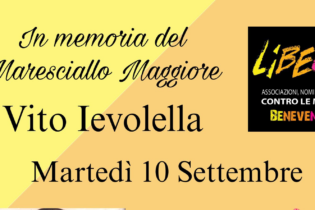 L’Associazione Libera di Benevento celebra con un doppio appuntamento la memoria di Vito Ievolella, vittima delle mafie