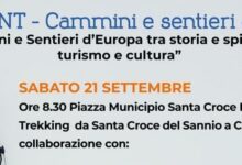 “Cammini e Sentieri d’Europa tra spiritualità, turismo e cultura”: trekking tra Santa Croce e Castelpagano