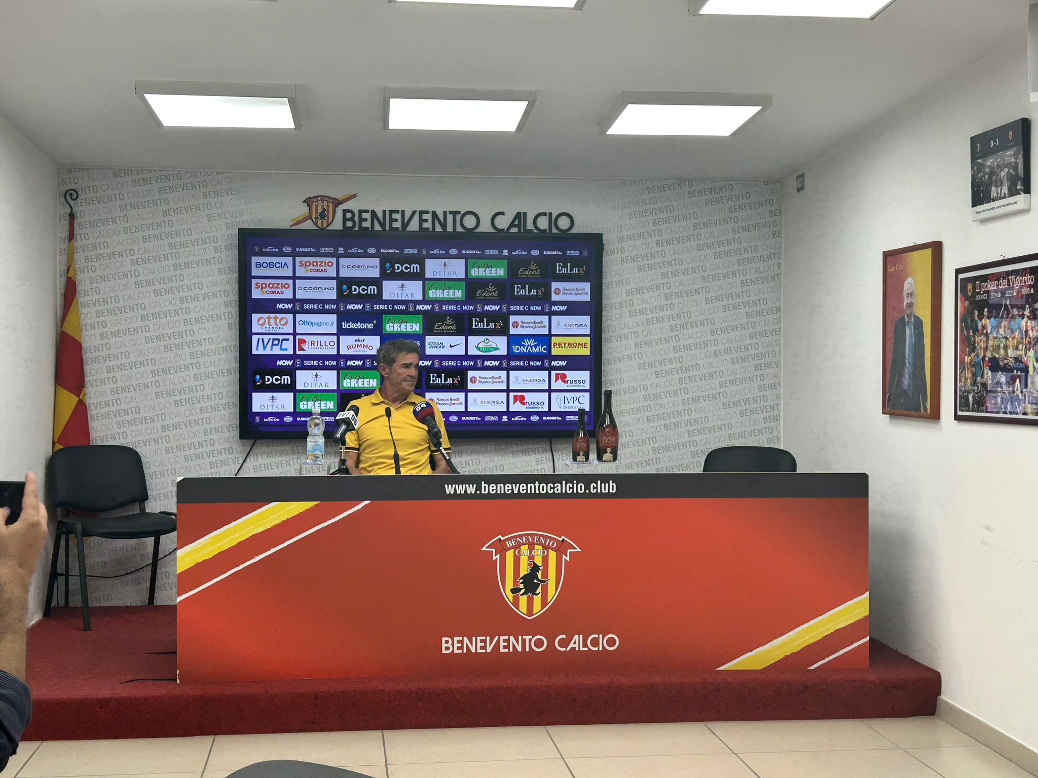 Benevento, Auteri: “La squadra sta crescendo, possiamo ancora migliorare”