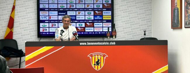 Benevento, Auteri: “Dobbiamo essere più continui in trasferta. Abbiamo ampi margini di miglioramento”