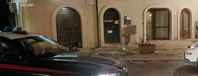 Guardia Lombardi| Assalto nella notte al bancomat della Bper, banditi fanno esplodere un ordigno e scappano con il bottino