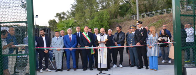 Inaugurato a Calvi il campo sportivo. Sara’ intitolato al calvese Sebastiano Mirra