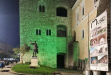 Giornata Mondiale della Salute Mentale,la Rocca dei Rettori si illumina di verde