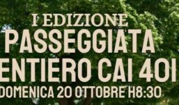 A Monterocchetta la Parrocchia di San Bartolomeo Apostolo organizza la 1 ª edizione della “Passeggiata sentiero CAI 401”