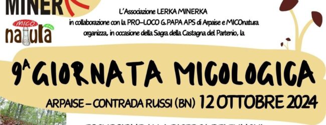 Ad Arpaise l’associazione Lerka Minerka organizza la 9^ Giornata Micologica con escursione