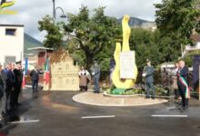 Foglianise,il monumento restaurato dedicato alla Guardia di Finanza