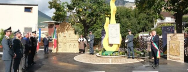 Foglianise,il monumento restaurato dedicato alla Guardia di Finanza