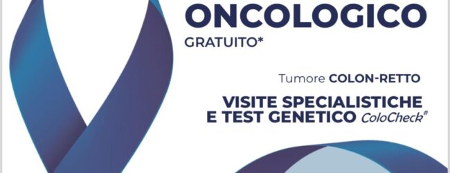 Tumore del colon retto, screening gratuito a San Leucio del Sannio