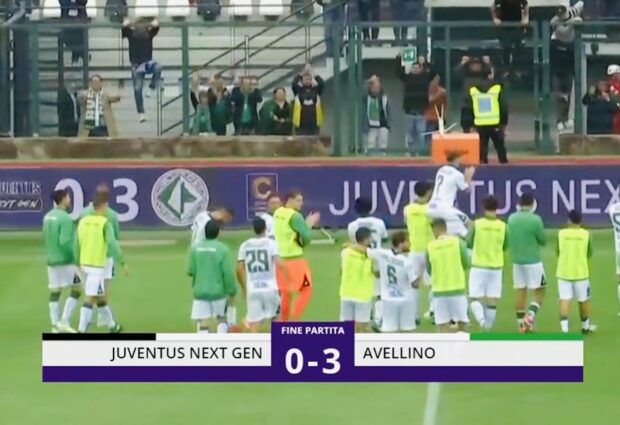 Tris dell’Avellino a Biella: 3-0 sulla Juventus Next Gen