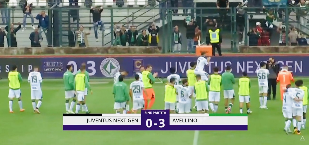 Tris dell’Avellino a Biella: 3-0 sulla Juventus Next Gen