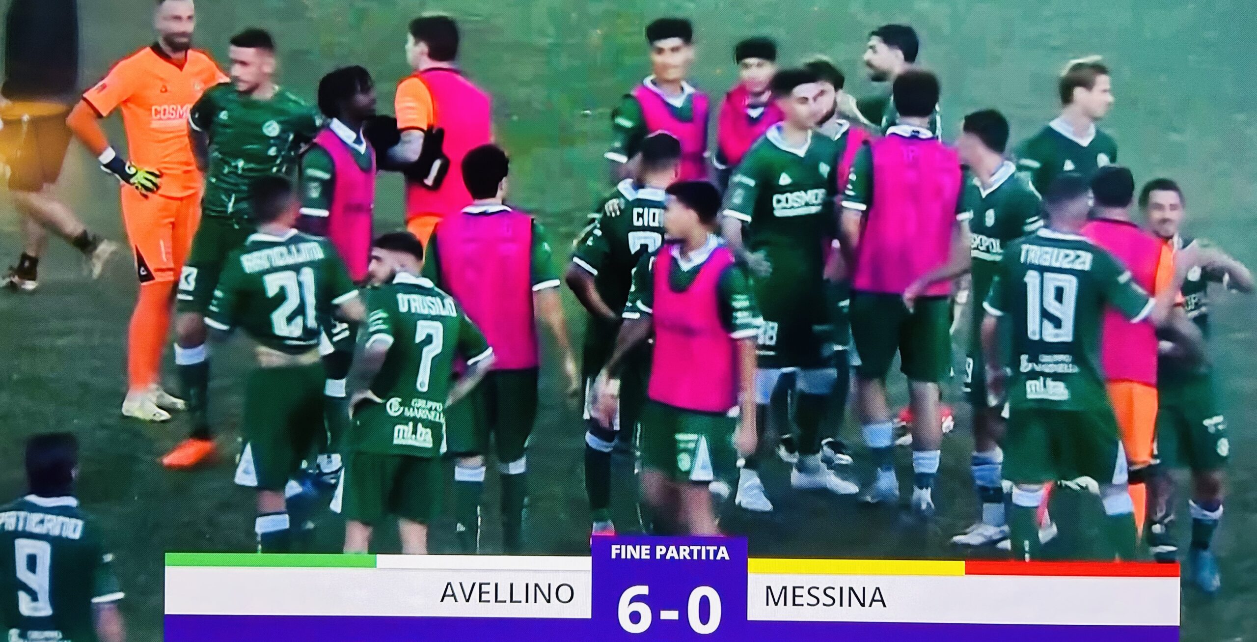 L’ Avellino domina in casa contro il Messina: 6-0 il risultato finale