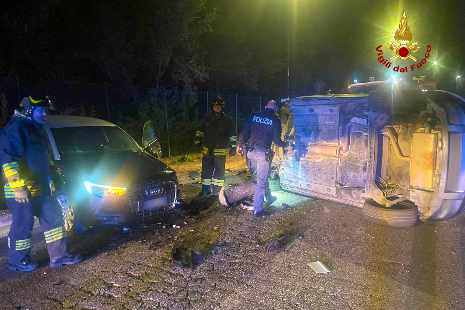 Incidente stradale ad Avellino: intervento dei Vigili del Fuoco in via Zigarelli