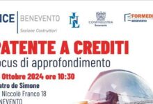 ANCE Benevento, il 23 Ottobre il focus ”Patente a Crediti”