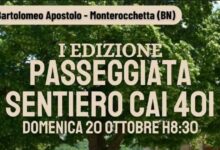 Sul Sentiero “Cai 401” parte la sfida delle Colline Beneventane