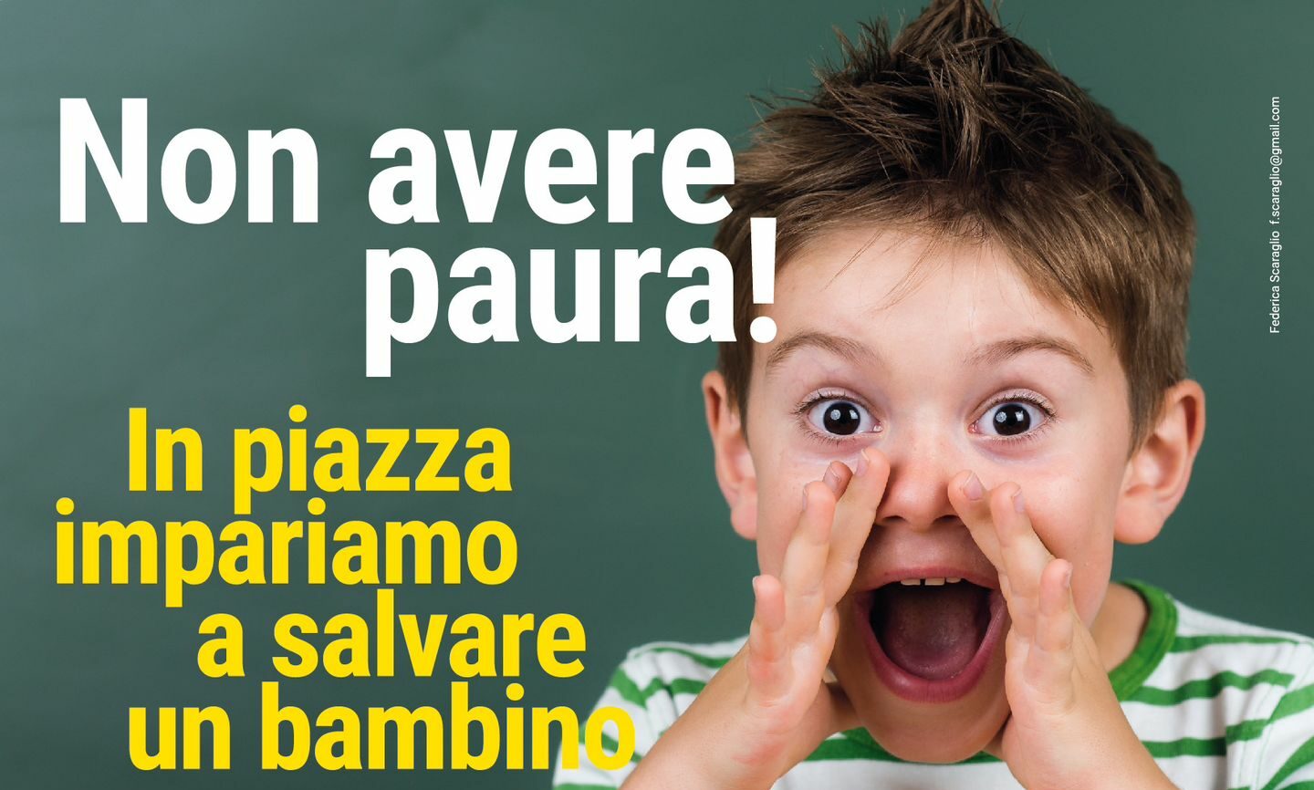 “Manovre per la vita: impariamo a salvare un bambino”, in piazza il 20 Ottobre a Benevento