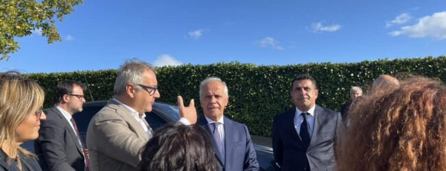 Mirabella Eclano| Dopo il G7 il ministro Piantedosi visita il Parco archeologico e la via Appia