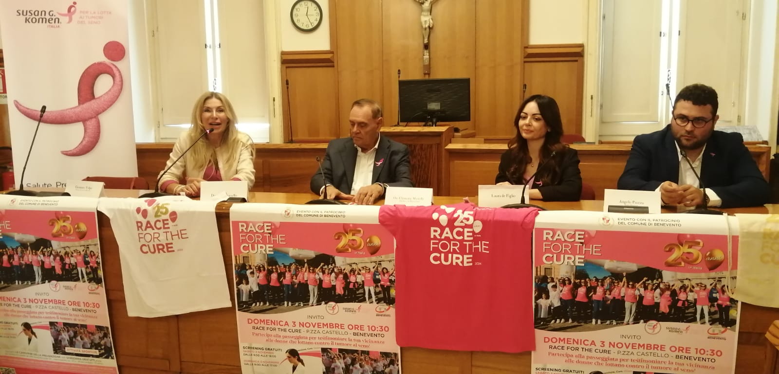 Prevenzione tumore al seno, il 2 e 3 novembre screening gratuiti con “Race for the cure” a Benevento