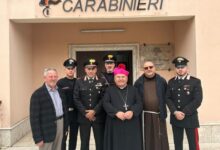 Gesualdo| Il vescovo Cascio in visita pastorale alla comunità locale, benedetta anche la caserma dei carabinieri