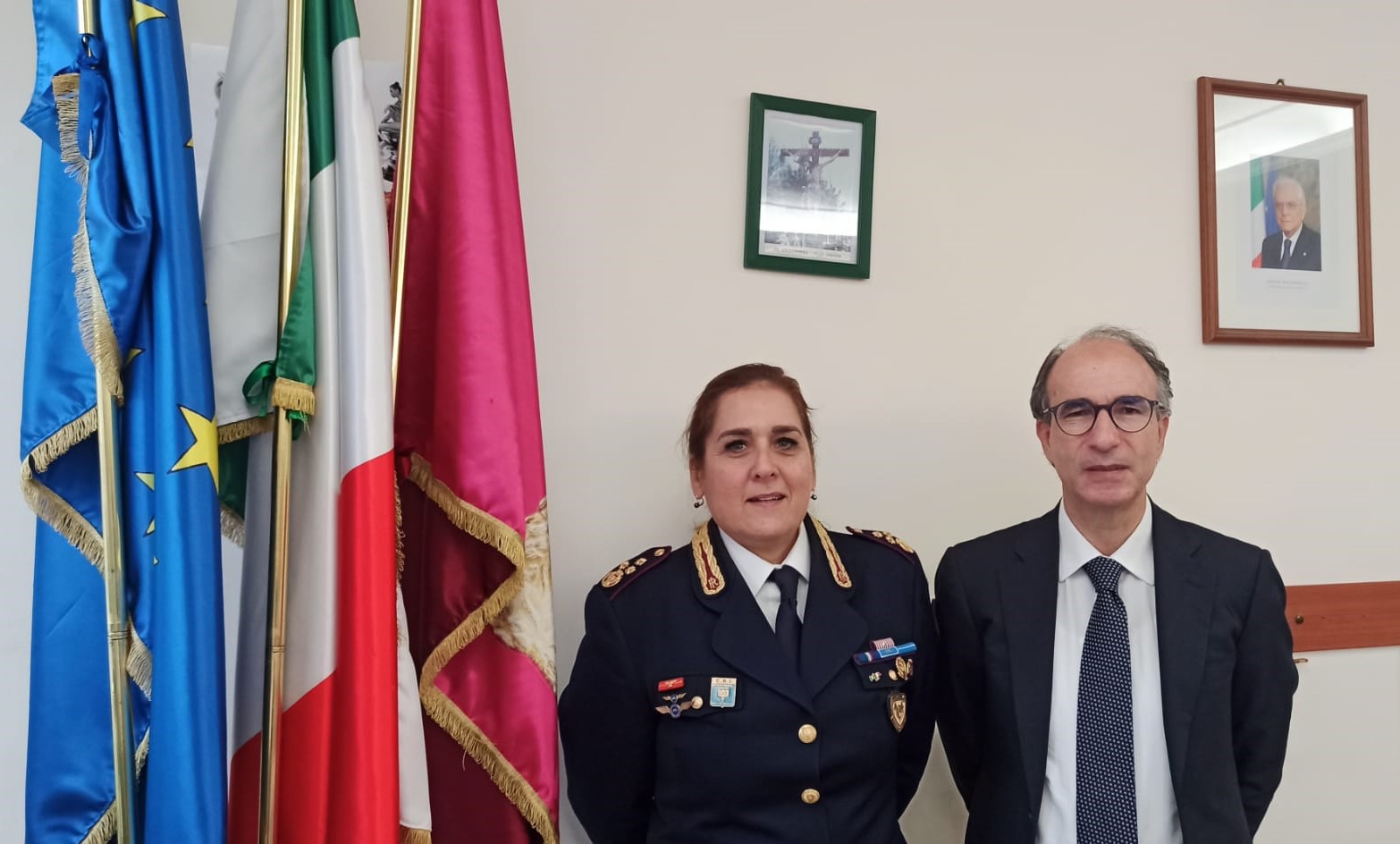 Questura di Benevento, si insedia il Vicequestore della Polizia Giuliana Postiglione