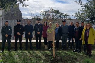 Greci: i piccoli alunni dell’Istituto “Don Milani” insieme ai Carabinieri, celebrano la “Giornata Nazionale degli Alberi”