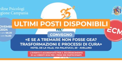 Sanita’, Sabato il convegno psicologi nell’anniversario del terremoto dell’Irpinia