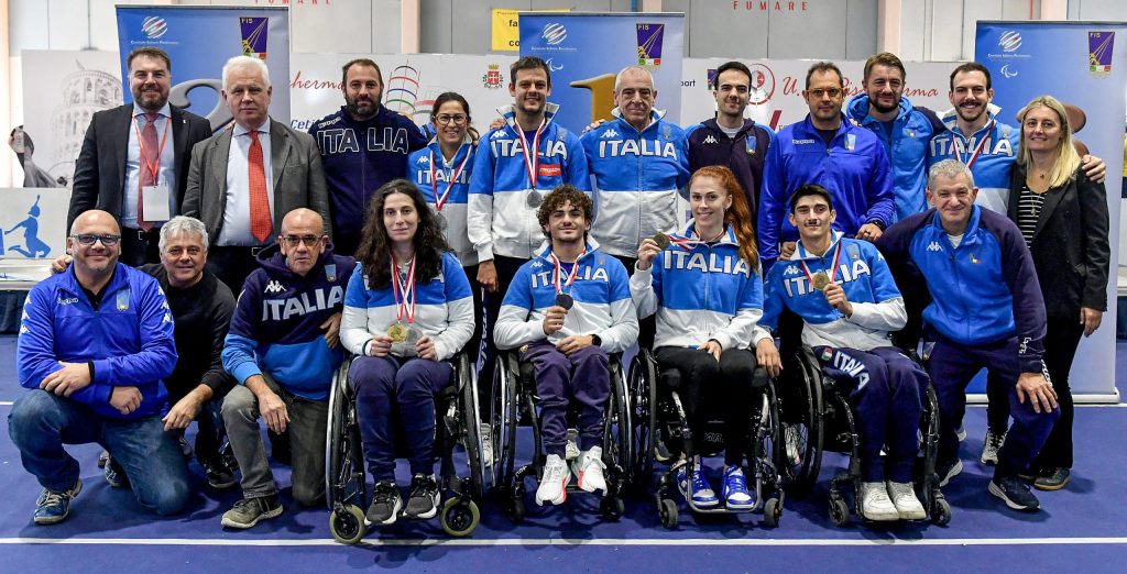 Accademia Olimpica Beneventana di Scherma protagonista alla Coppa del Mondo Paralimpica di Pisa