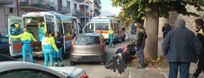 Incidente in via Torre della Catena,due feriti