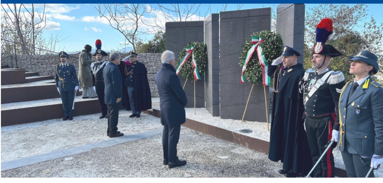 Piantedosi e Musumeci in Irpinia a 44 anni dal terremoto: “Vicinanza del Governo a una comunità segnata da una ferita indelebile”