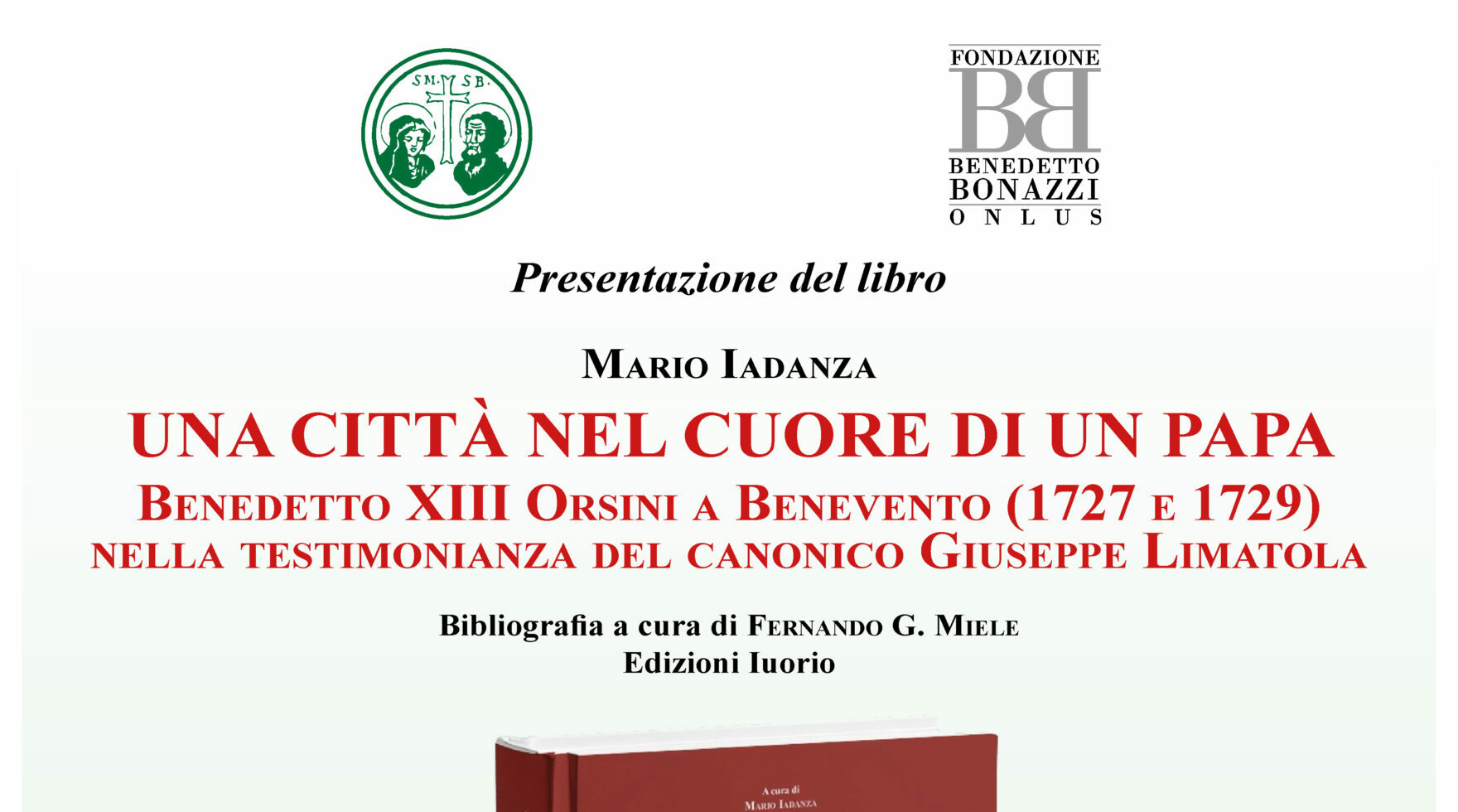 Mario Iadanza presenta il suo libro ‘Una città nel cuore di un Papa’