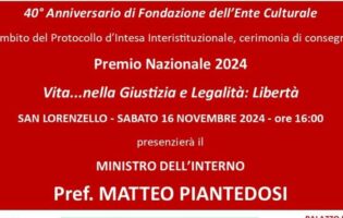 Memoria & Legalità: Prima Edizione del Premio Nazionale Legalità e Giustizia 2024