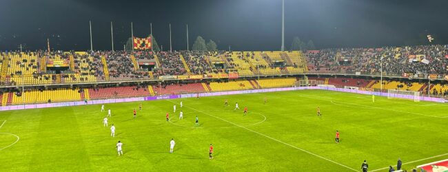 Benevento-Turris: 2-1. Finale di sofferenza. La doppietta di Perlingieri consolida la vetta