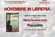 Maria Rosaria Selo ospite di ‘Culture e Letture’. Sabato 16 novembre presenta ‘Pucundria’