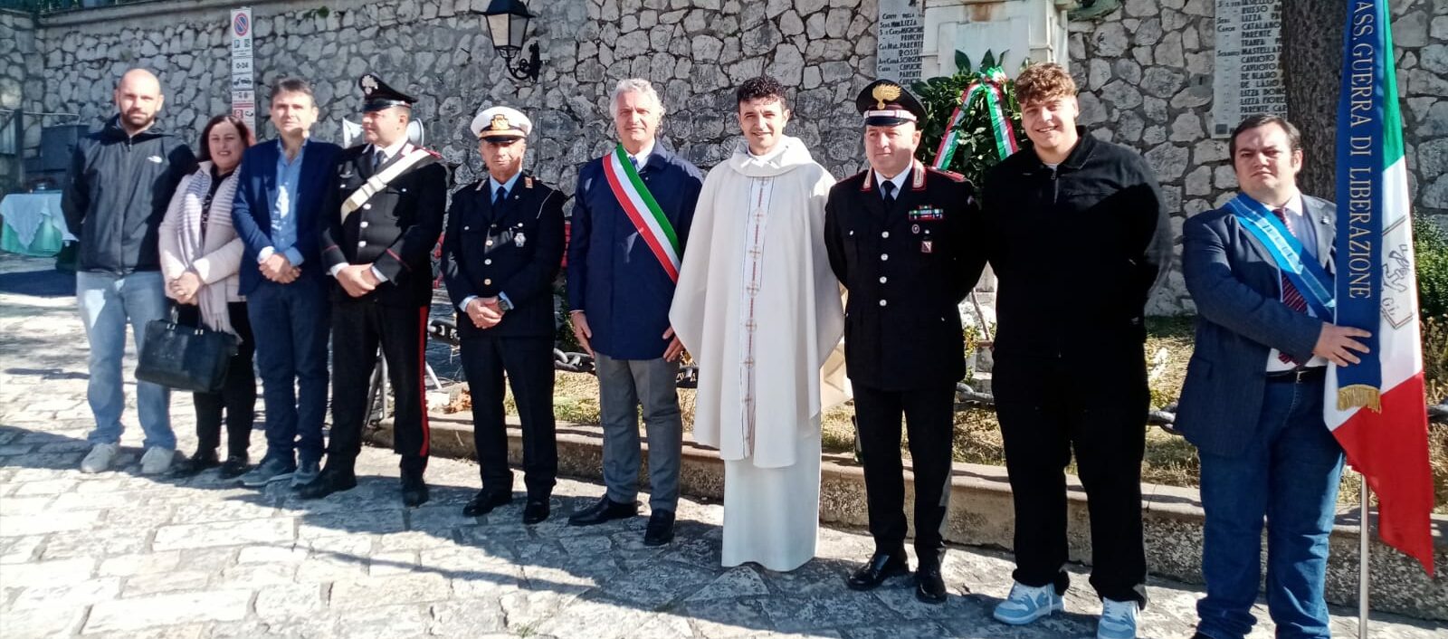 Il Vice Presidente Associazione Guerra di Liberazione di Arpaise alla Giornata dell’Unità Nazionale a Ceppaloni