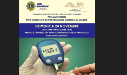 ”I Lions contro il Diabete”, domenica 24 Novembre l’evento in piazza Dogana