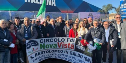 Atreju 2024, folta la delegazione sannita che ha preso parte all’evento 