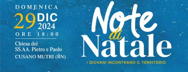 “Note di Natale” a Cusano Mutri: la musica unisce la comunità