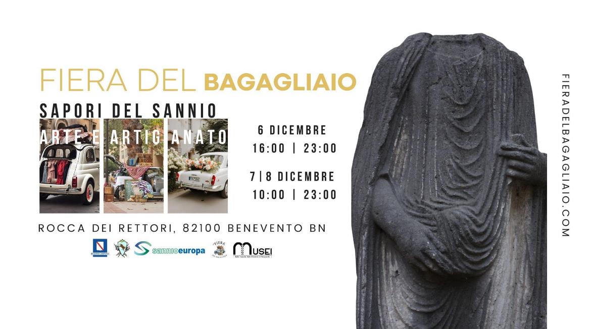 Nei Giardini della Rocca dei Rettori di Benevento un’edizione speciale della “Fiera del Bagagliaio”