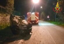 Auto contro un cinghiale, ferita donna di 45 anni