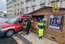 Ail Avellino,i Vigili del Fuoco presenti in piazza