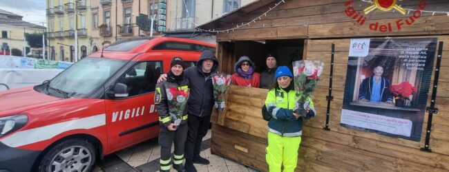 Ail Avellino,i Vigili del Fuoco presenti in piazza