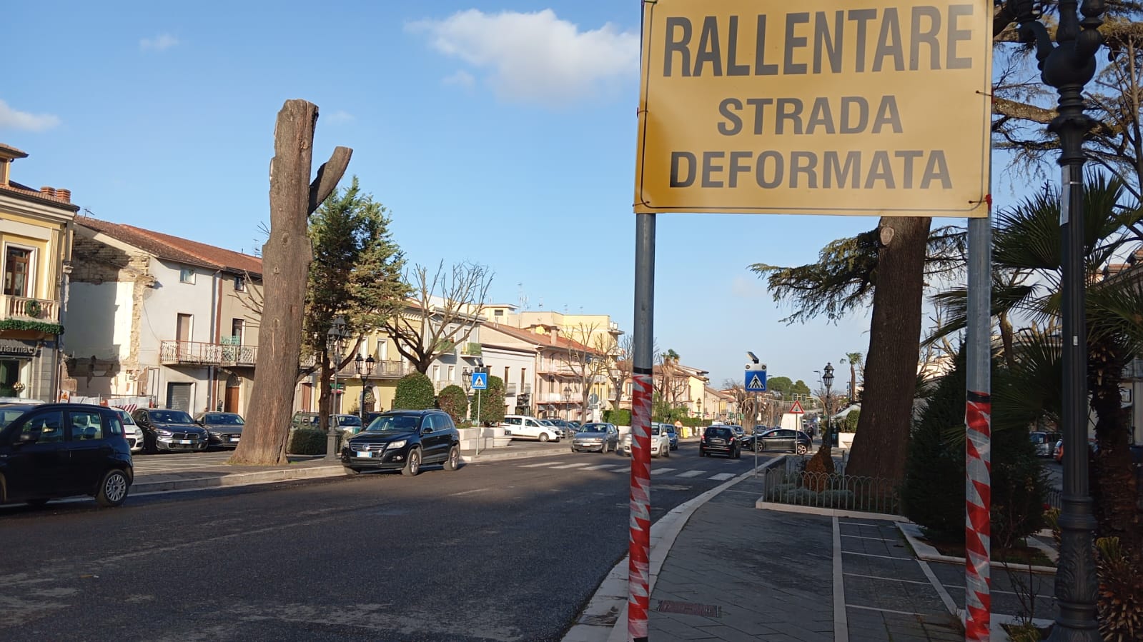 San Giorgio del Sannio,terminati i lavori lungo il viale Spinelli