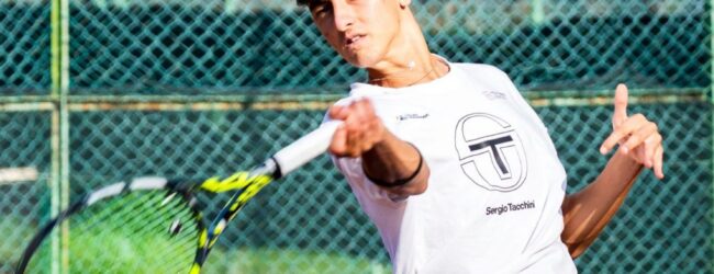 Mattia Paolo Pagano ai Campionati italiani under 16 maschili di tennis